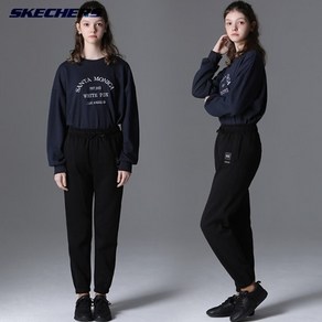 스케쳐스 [스케쳐스(SKECHERS)] 여성 웜 기모 조거 밴딩 팬츠