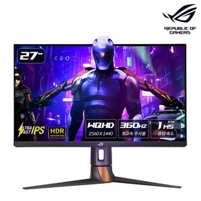 ASUS ROG SWIFT 360Hz WQHD 게이밍 모니터 WQHD, PG27AQN