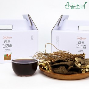 산골소녀 100% 국내산 우슬두충 진액 100ml X 60팩, 60개