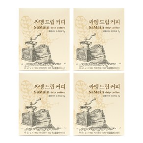 싸멩 드립 커피 콜롬비아 수프리모, 4개, 49g, 7개입