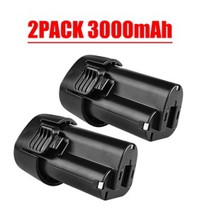 마키타 BL1013 BL1014 10.8V 12V 최대 3000mAh 리튬 배터리 194551-4 TD090D TD090DW LCT203W LCT204 194550-6 DF030D, [02] 3000mAh 2pcs, 2개