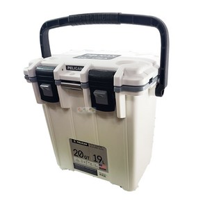 펠리칸 아이스박스 엘리트 쿨러 20QT(19L), 1개, 쿨러 20QT (19L) 화이트 / 그레이