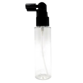 국산 검정캡 헤어스프레이 용기 50ml, 1개