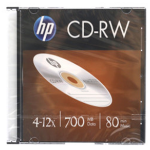 HP CD-RW 슬림케이스 10장(케이스개별포장) 음악공CD, CD-RW(10P), 1개