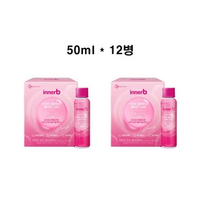 CJ제일제당 이너비 글로우샷 콜라겐 음료, 50ml, 12개