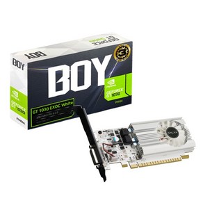 [GALAX] 갤럭시 BOY GeFoce GT1030 EXOC WHITE D5 2GB LP