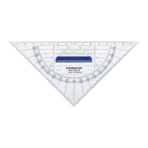 스테들러 마스 기하 제도삼각자 16cm 568 36/전문가용 삼각자