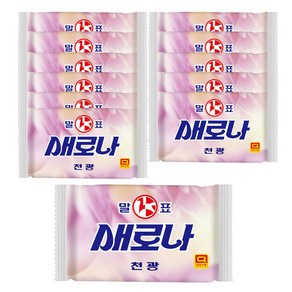 말표 세탁비누 빨래비누 새로나 230g, 12개