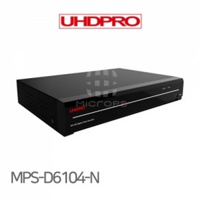 [UHD PRO] MPS-D6104-N 5MP 48Mps 4CH IP6 NO POE NO HDD 1BAY 4K ALL HD 녹화기, 1개