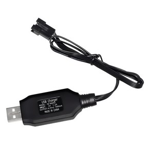 올칩 7.4V 리튬 배터리용 SM-4P USB 충전기 RC카 드론 보트 호환 충전 케이블, (SM4P) 7.4v USB충전기, 1개, (SM4P) 7.4v USB충전기