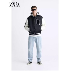 ZARA 자라 후드 봄버 바시티 자켓