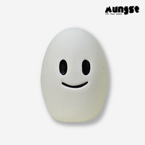 타이니에그 tinyegg 라텍스 삑삑이 공 소형견용, 1개, 흰색