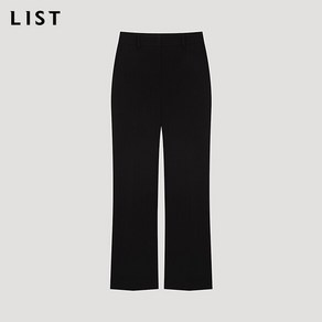[리스트(LIST)] 슬림 세미 부츠컷 팬츠_TWWSLO82020_BK