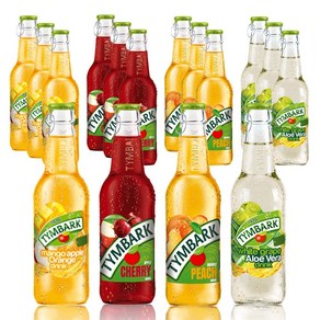예이니식품 팀바크 4종 프리미엄 세트250ml 망고 애플 4병+체리 4병+오렌지 피치 4병+청포도 알로에베라 4병 (총16병) 주스음료수과일, 250ml, 16개