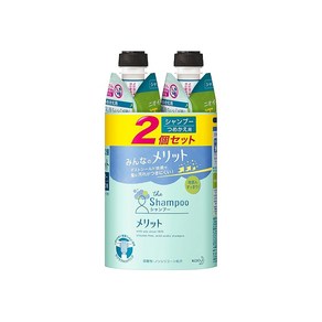 묶음 구매 Meit 장점 샴푸 리필용 340ml × 2개 의약외품