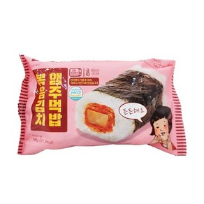 찬푸드 볶음김치 햄 주먹밥 140g, 1개