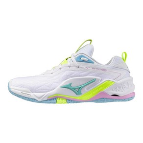 Mizuno Wave Stealth Neo2 남여공용 배구화 탁구화 화이트/라벤더