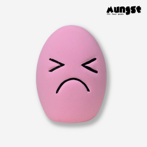 타이니에그 tinyegg 라텍스 삑삑이 공 소형견용, 1개, 분홍