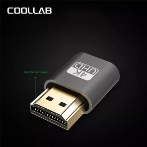 HDMI 더미플러그 원격 채굴 가상모니터 디스플레이 에뮬레이터 4K 60Hz