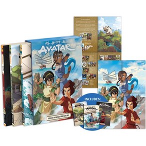 (영문도서) Avata: The Last Aibende--Team Avata Teasuy Boxed Set (Gaphic Novels) Papeback, Dak Hose Books, English, 9781506732053