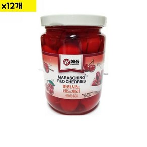 체리(적 꼭지 화풍 400g) X12, 400g, 12개