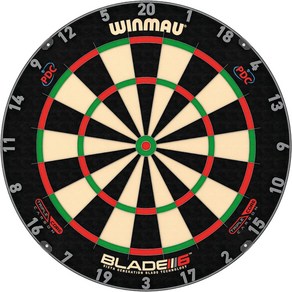 WINMAU 다트보드 블레이드 6 트리플 코어 카본 전문가용 독일 직구, 1개