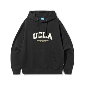 UCLA 유니 기본 빅로고 베이직 후드 블랙 UBRLT8439 509807