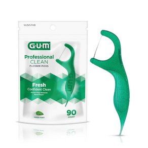 Sunsta GUM 간편사용 1회용 치실 90개 민트향, 90개입, 1개