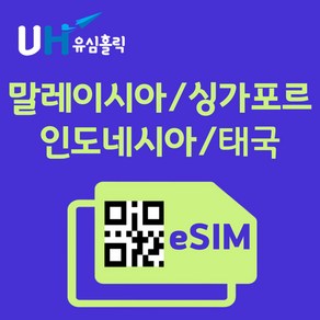 유심홀릭 말레이시아 싱가포르 인도네시아 태국 이심 eSIM 데이터 FM e심, 총 기간 10GB 소진 후 종료, 3일, 1개