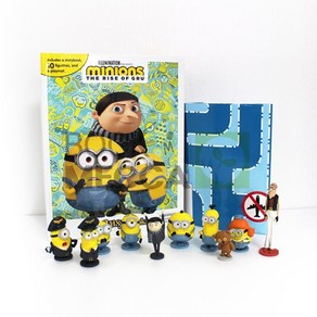 Minions 2 My Busy Book 미니언즈 2 비지북 (미니피규어 10개 + 놀이판)