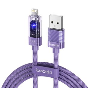 Toocki 전류차단 USB A타입-애플8핀 라이트닝 고속충전 케이블