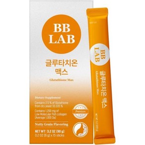 BB LAB 글루타티온 맥스 파우더 스틱 국 글루타티온 여성용 저분자 생선 콜라겐 비타민 C 빠른 방지, 1개