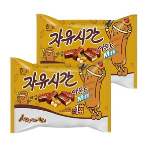 해태 자유시간 아몬드 초코바, 506g, 2개