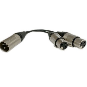 XLR 캐논잭 Y자 분배기 멀티 더블잭 MGM-02