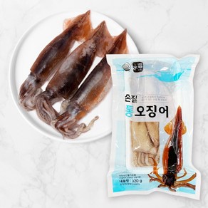 자연산 손질통오징어 특대(320g) x 5팩 10마리