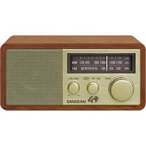 산진라디오 WR-11SE AM FM 빈티지 레트로 원목 월넛 라디오 40주년기념판, 라디오