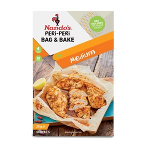 난도스 미디엄 백 베이크 치킨 시즈닝 양념 20g Nando's Medium Bag & Bake Seasoning, 1개