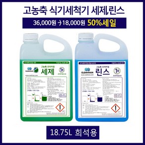 클린칸 고농축 식기세척기세제 식기세척기린스 리필원액 1L 1통, 1개, 프리미엄고농축 린스