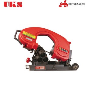 공성 KSU-180CV 밴드쏘 300W 체인타입 톱날포함 강관 수도관 주철관절단용, 1개