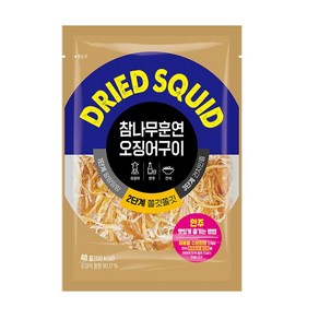 정화 참나무훈연 오징어구이 술안주간식 48g x 4개