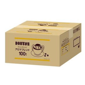 DOUTOR COFFEE 도토루 드립커피 드립팩 부드러운 블렌드 100개입, 1개