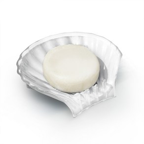 오브제팜 물빠짐 조개 비누받침대 비누거치대 케이스, 1개, 화이트