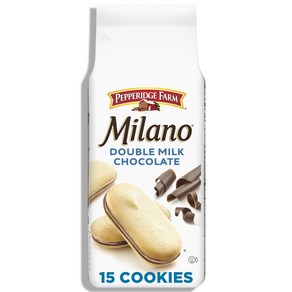 Peppeidge Fam Milano Double Milk Chocolate Cooki Peppeidge Fam Milano 더블 밀크 초콜릿 쿠키 7.5OZ 봉지(쿠키, 212g, 1개