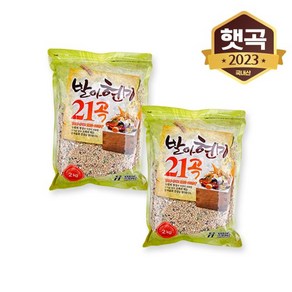 [이잡곡이다] 발아현미 21곡 2kg x 2봉, 2개