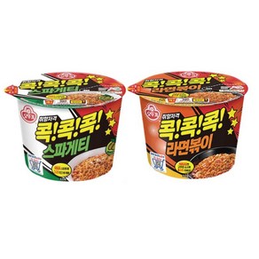 오뚜기 스파게티 큰컵 120g x 6p + 라면볶이 큰컵 120g x 6p, 12개