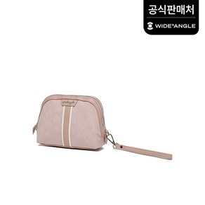 [와이드앵글 공식] 골프 여성 WL 패턴 자가드 파우치 WWU22P01P3, Indian Pink