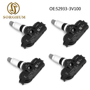 Sorghum TPMS 타이어 압력 센서 모던 i40 VF 그랜저 HG 2011 2012 2013 2014 52933-3V100 529333V100 4PCs