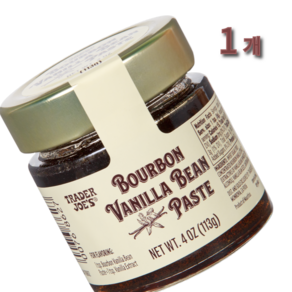 [Tade Joe's] 트레이더조 버번 바닐라 빈 페이스트 113g Boubon Vanilla Bean Paste, 1개