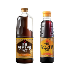 샘표 양조간장701 1.7L + 양조간장 500ml 501, 1개