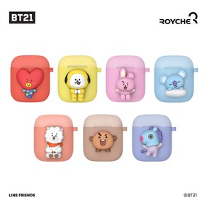 BT21 에어팟 케이스 투톤, BT21 투톤 에어팟 케이스 C타입